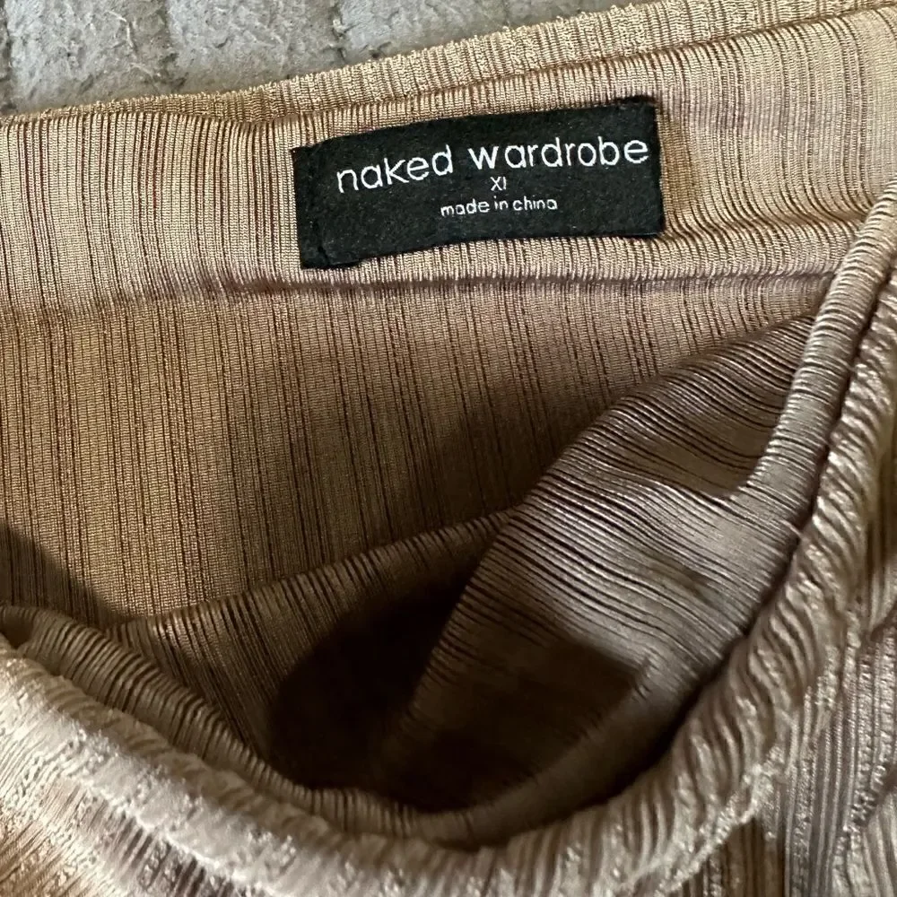 Naked Wardrobe | ruched detail mini skirt - Picture 8 of 8